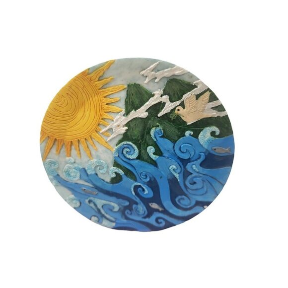 Noah's Ark Mini Tea Set Vintage 11 piece set for doll house or fairy garden - Picture 8 of 12